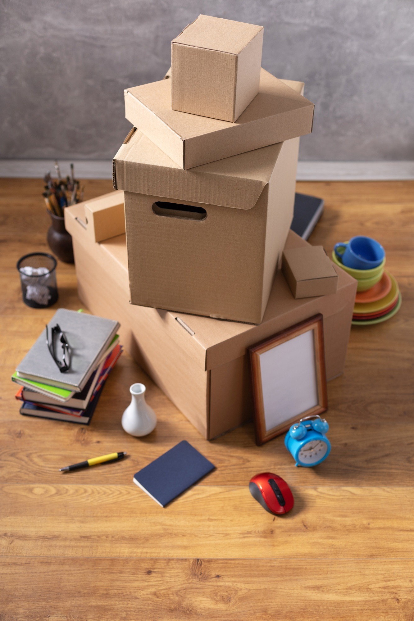 boxes for student move and student removals